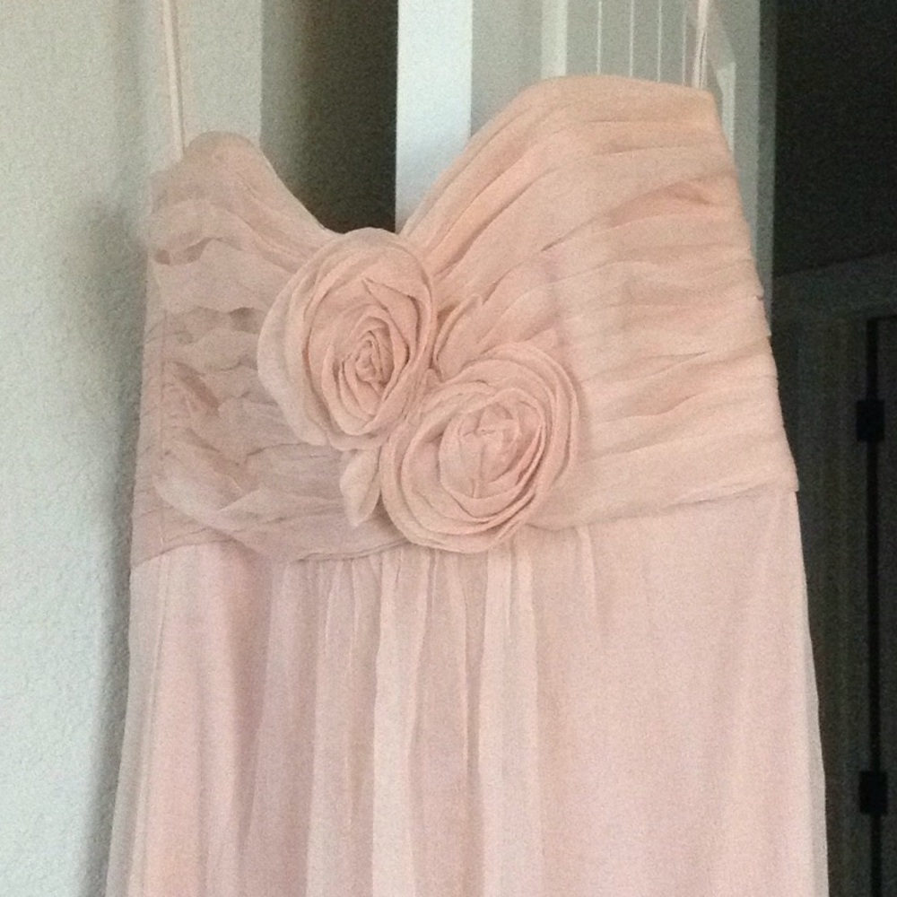 Amsale G853J Jersey Sable Size 4 Bridesmaid Dress